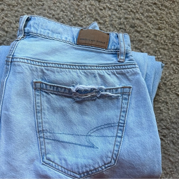 American Eagle Light wash straight wide leg Jeans - Picture 5 of 8